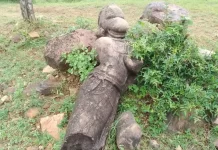 Raudra Hanuman रौद्र रूप महावीर हनुमान प्रतिमा लालापुर चित्रकूट Raudra Hanuman